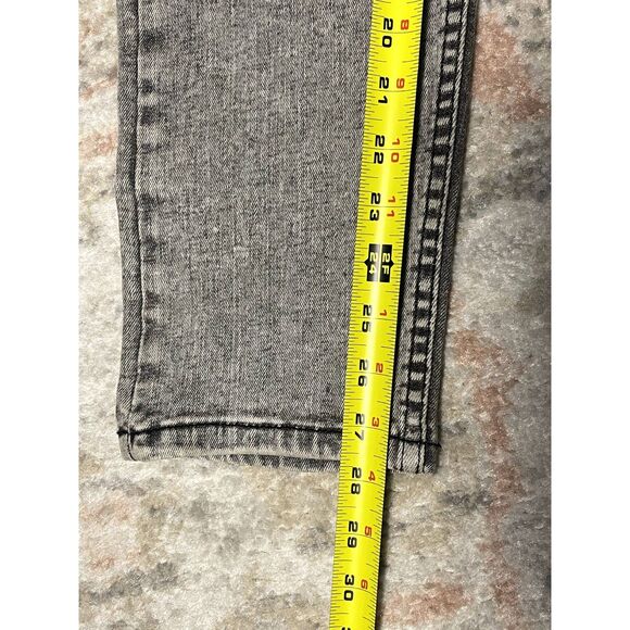 Levi’s 512 Jeans W31 L32 | Black Faded High Rise Tapered Denim - Picture 9 of 10